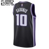 Dres Sacramento Kings Domantas Sabonis Nike 2023-24 Icon Edition Crno Swingman - Dječji